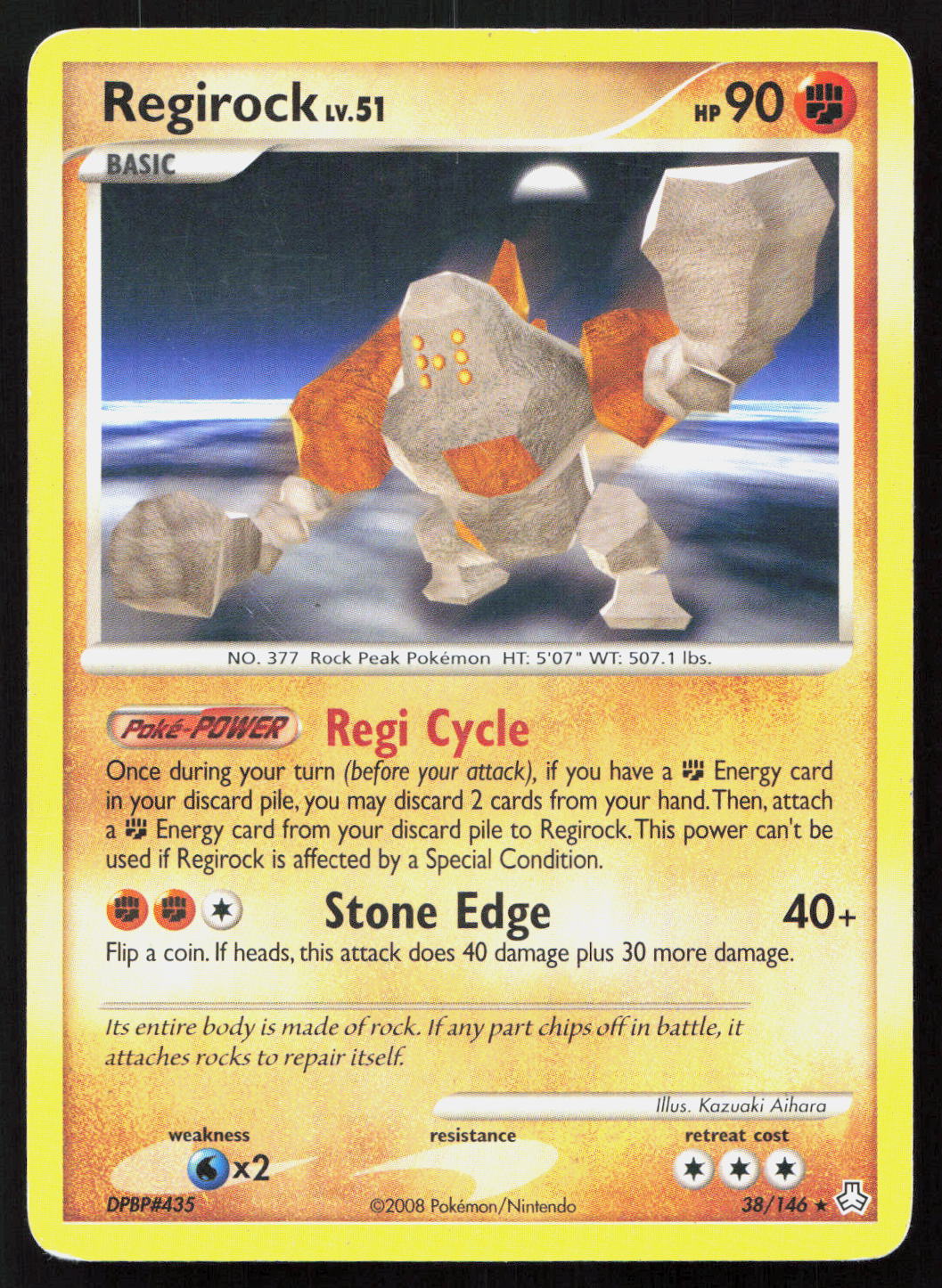 Regirock - Legends Awakened #38/146 - Rare