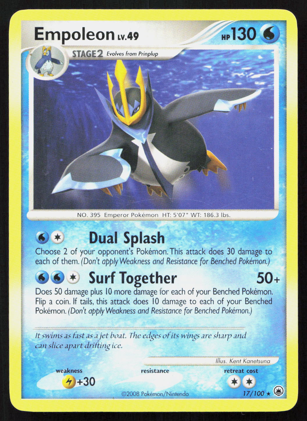Empoleon - Majestic Dawn #17/100 - Rare