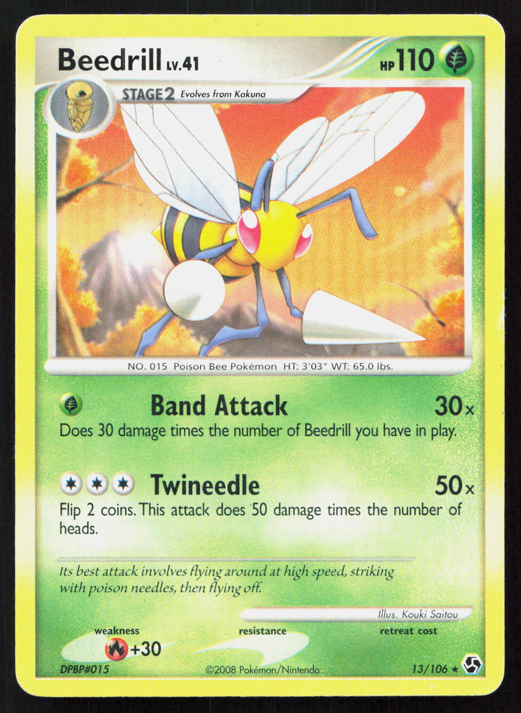 Beedrill - Great Encounters #13/106 - Rare