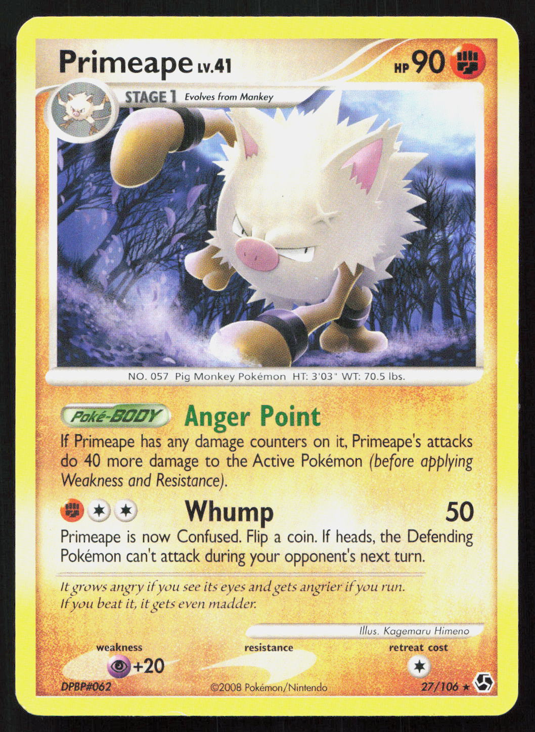 Primeape - Great Encounters #27/106 - Rare