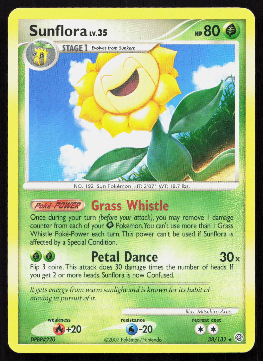 Sunflora - Secret Wonders #38/132 - Rare