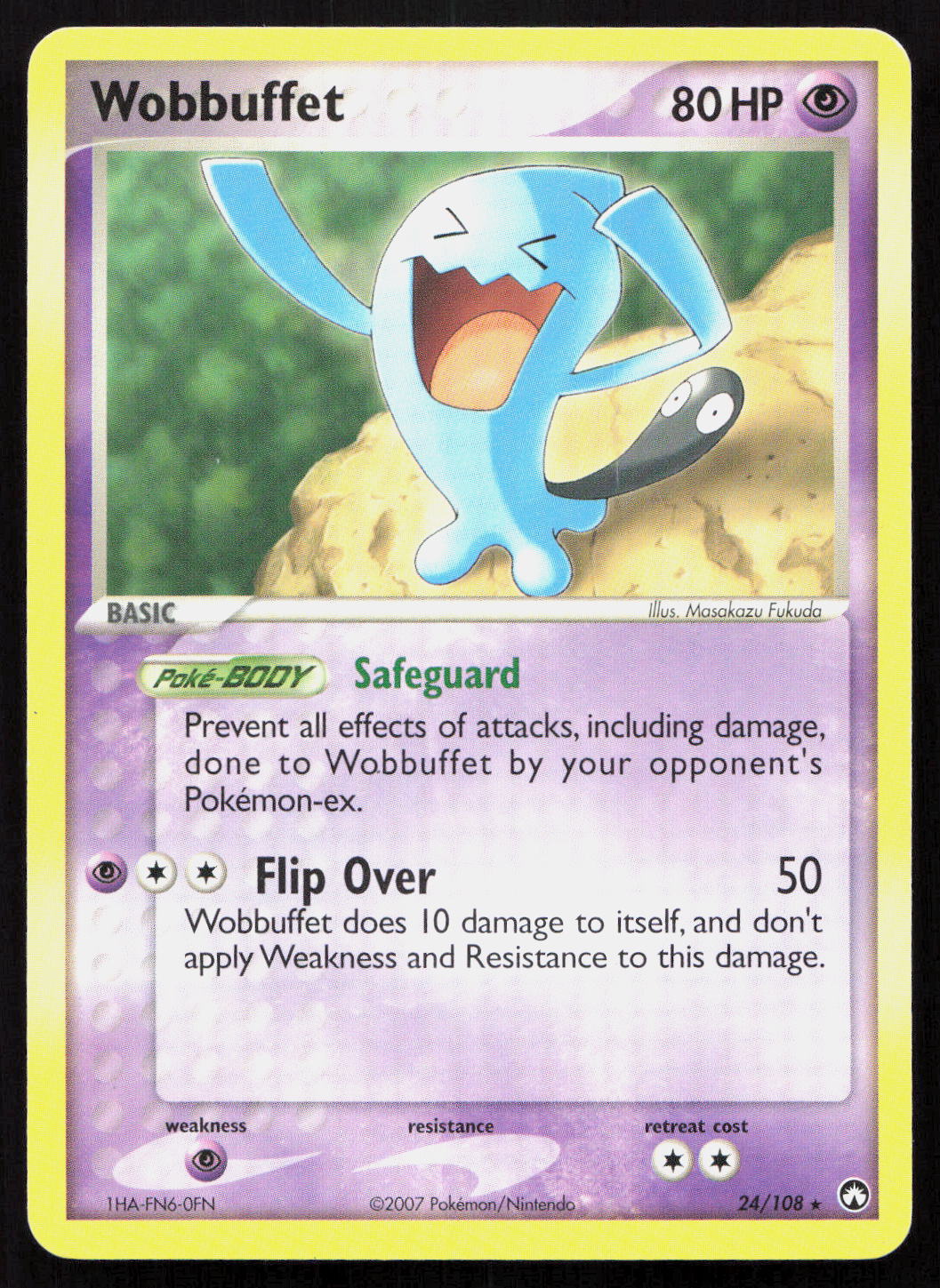 Wobbuffet - Power Keepers #24/108 - Rare