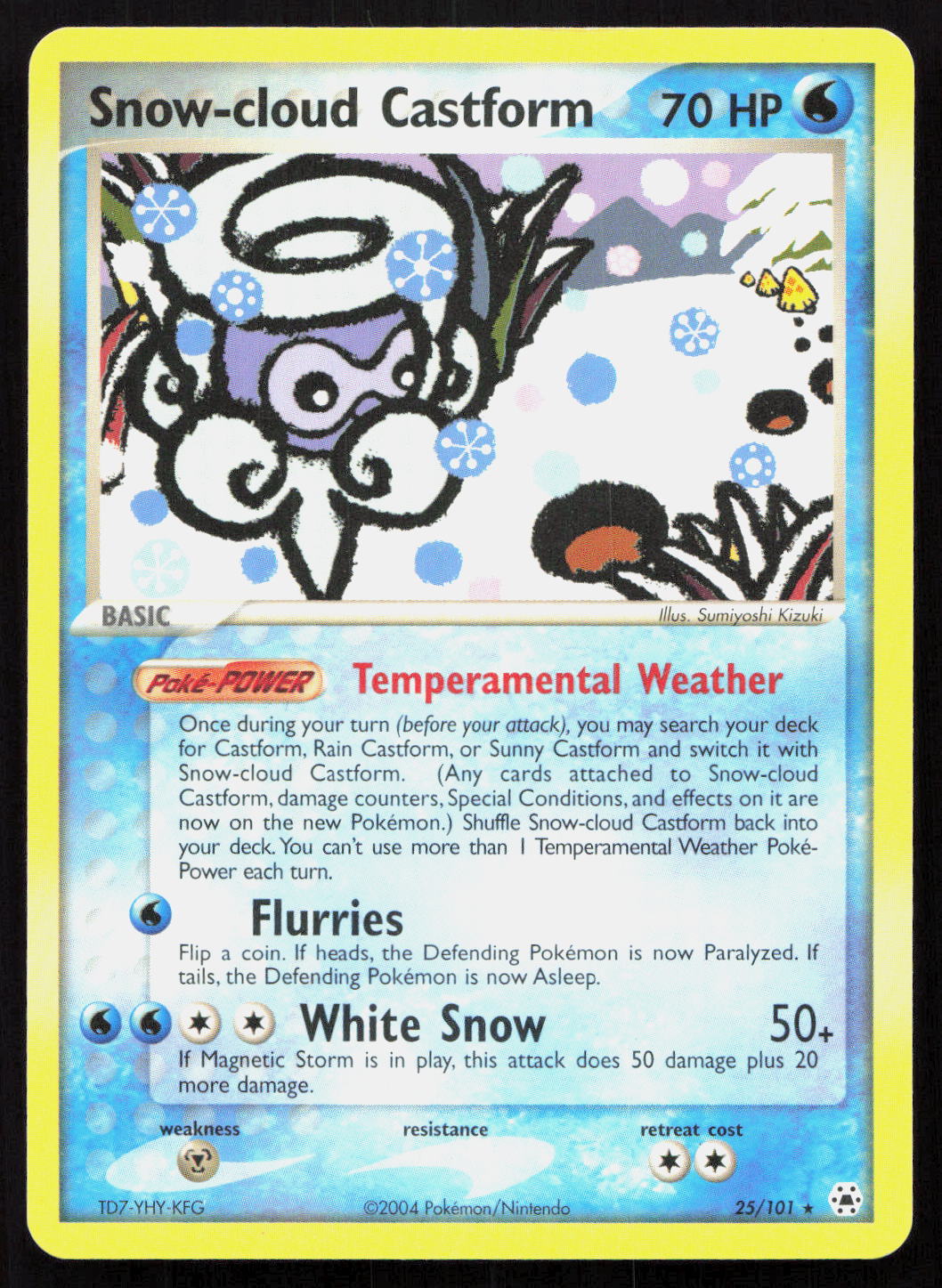 Snow-cloud Castform - Hidden Legends #25/101 - Rare