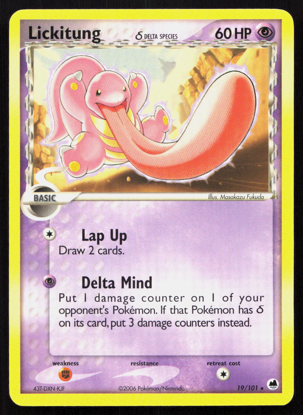 Lickitung δ - Dragon Frontiers #19/101 - Rare