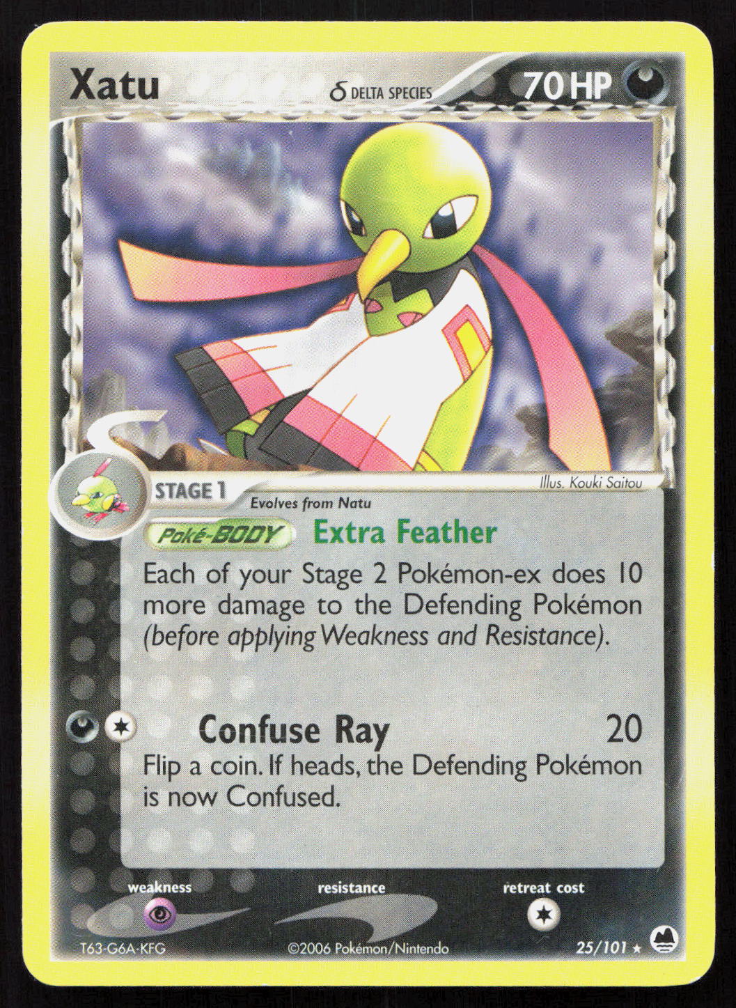 Xatu δ - Dragon Frontiers #25/101 - Rare