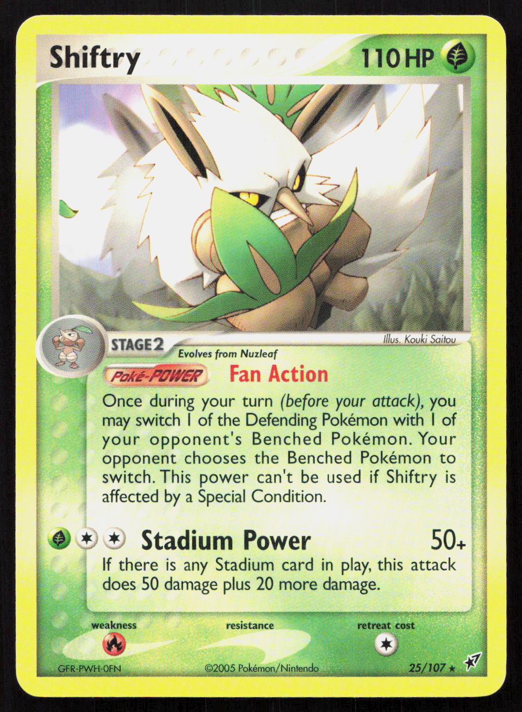 Shiftry - Deoxys #25/107 - Rare