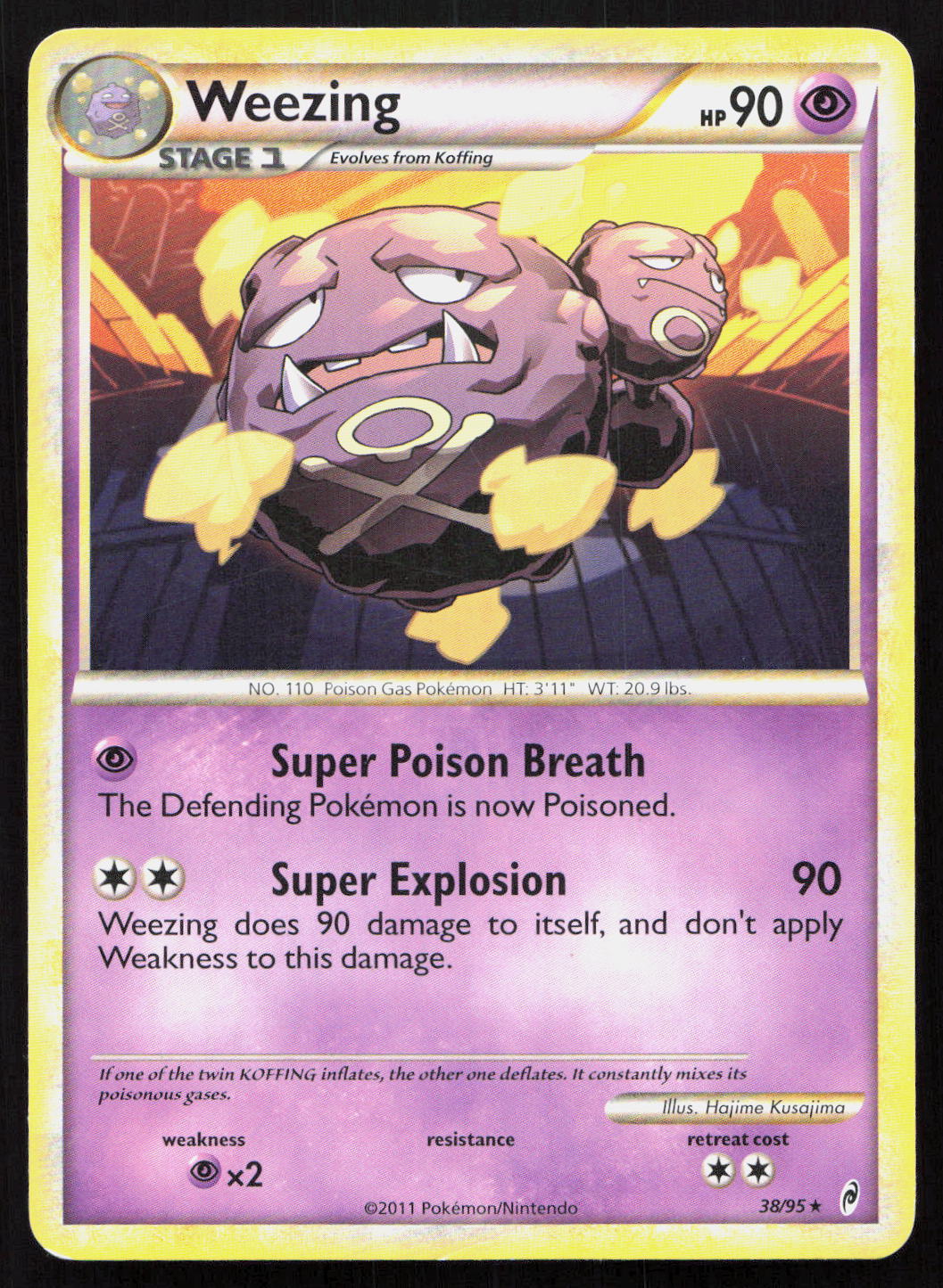 Weezing - Call of Legends #38/95 - Rare