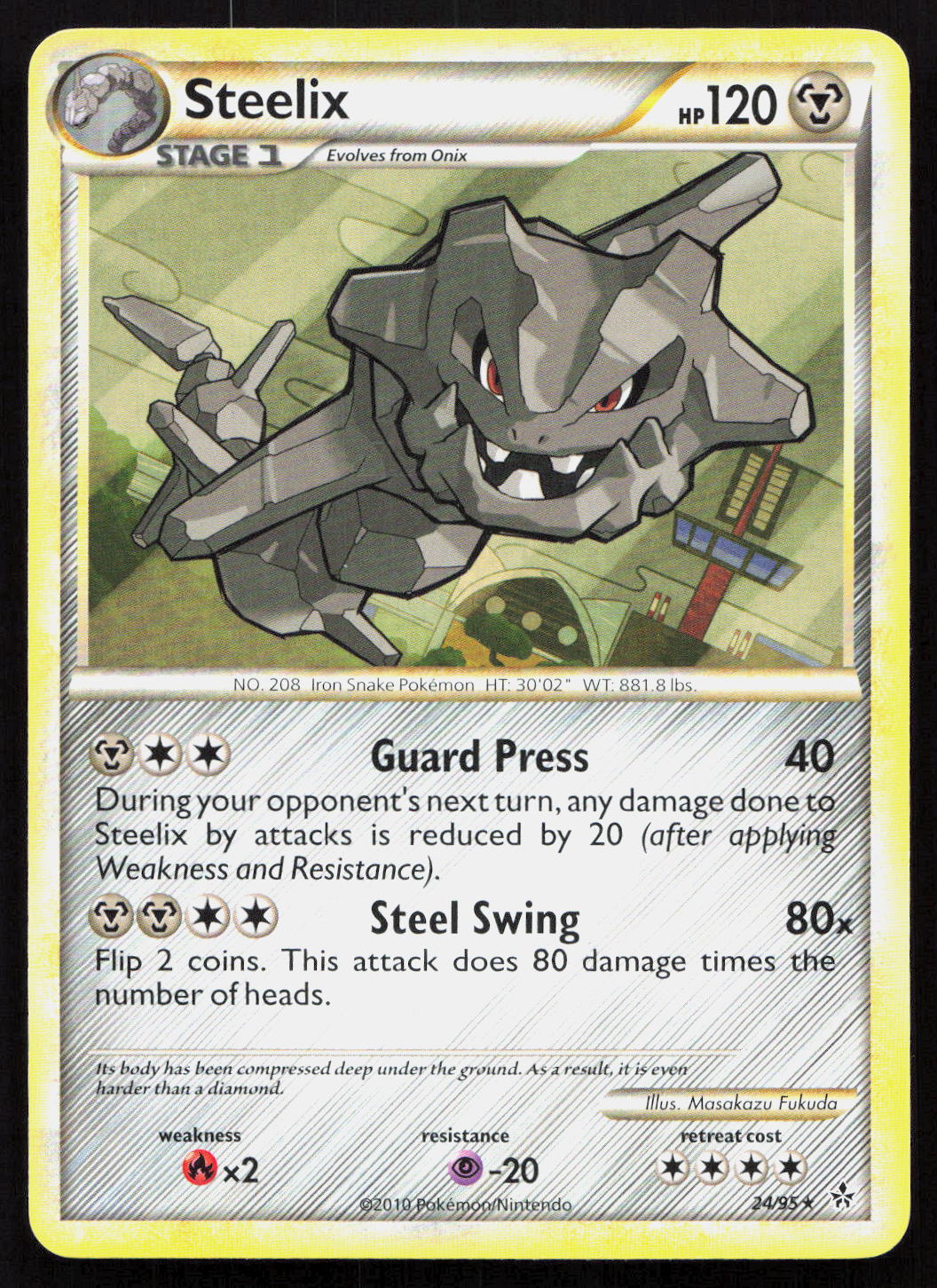 Steelix - HS—Unleashed #24/95 - Rare