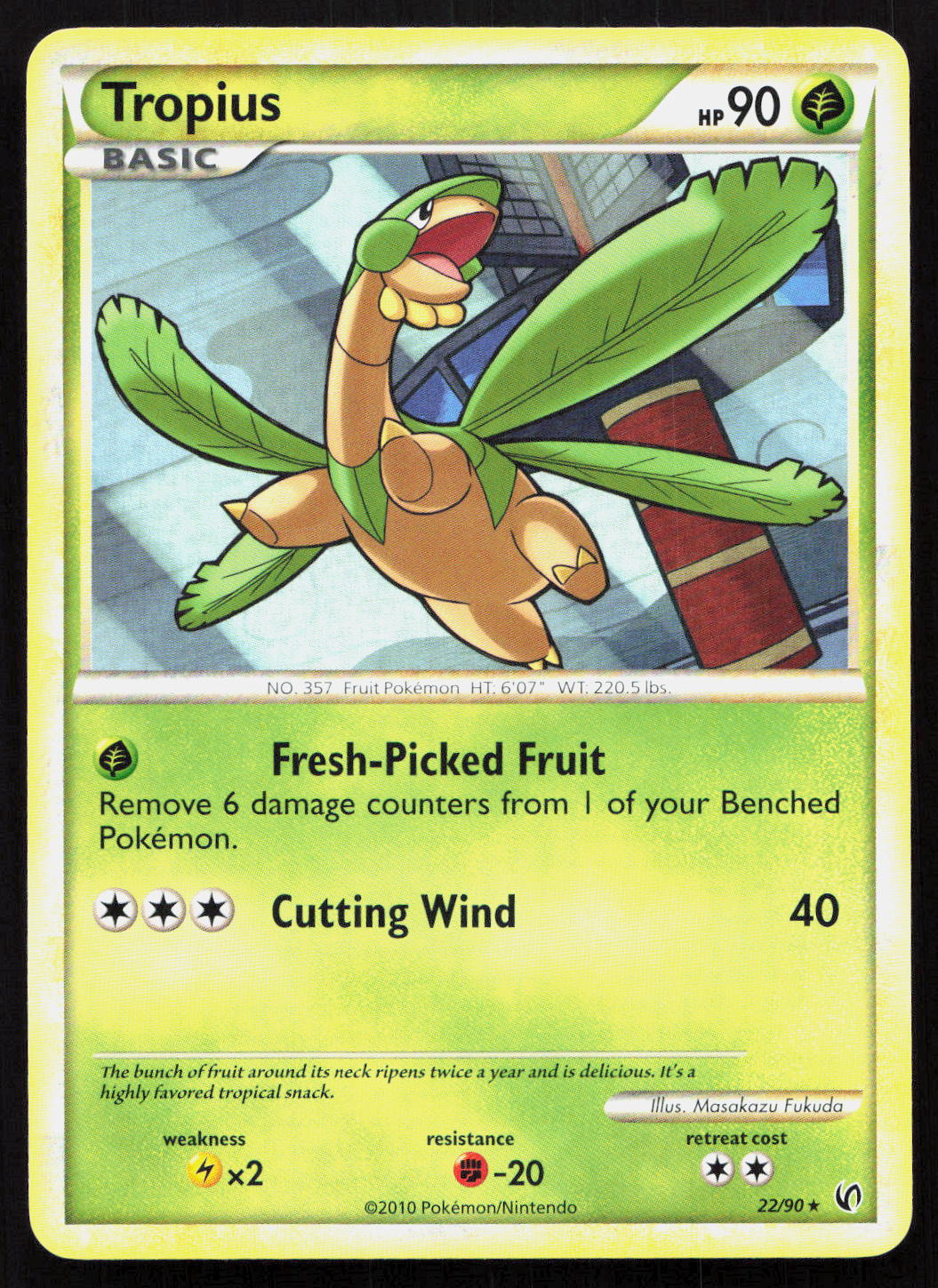 Tropius - HS—Undaunted #22/90 - Rare