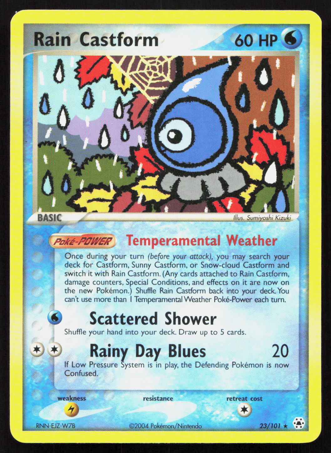 Rain Castform - Hidden Legends #23/101 - Rare