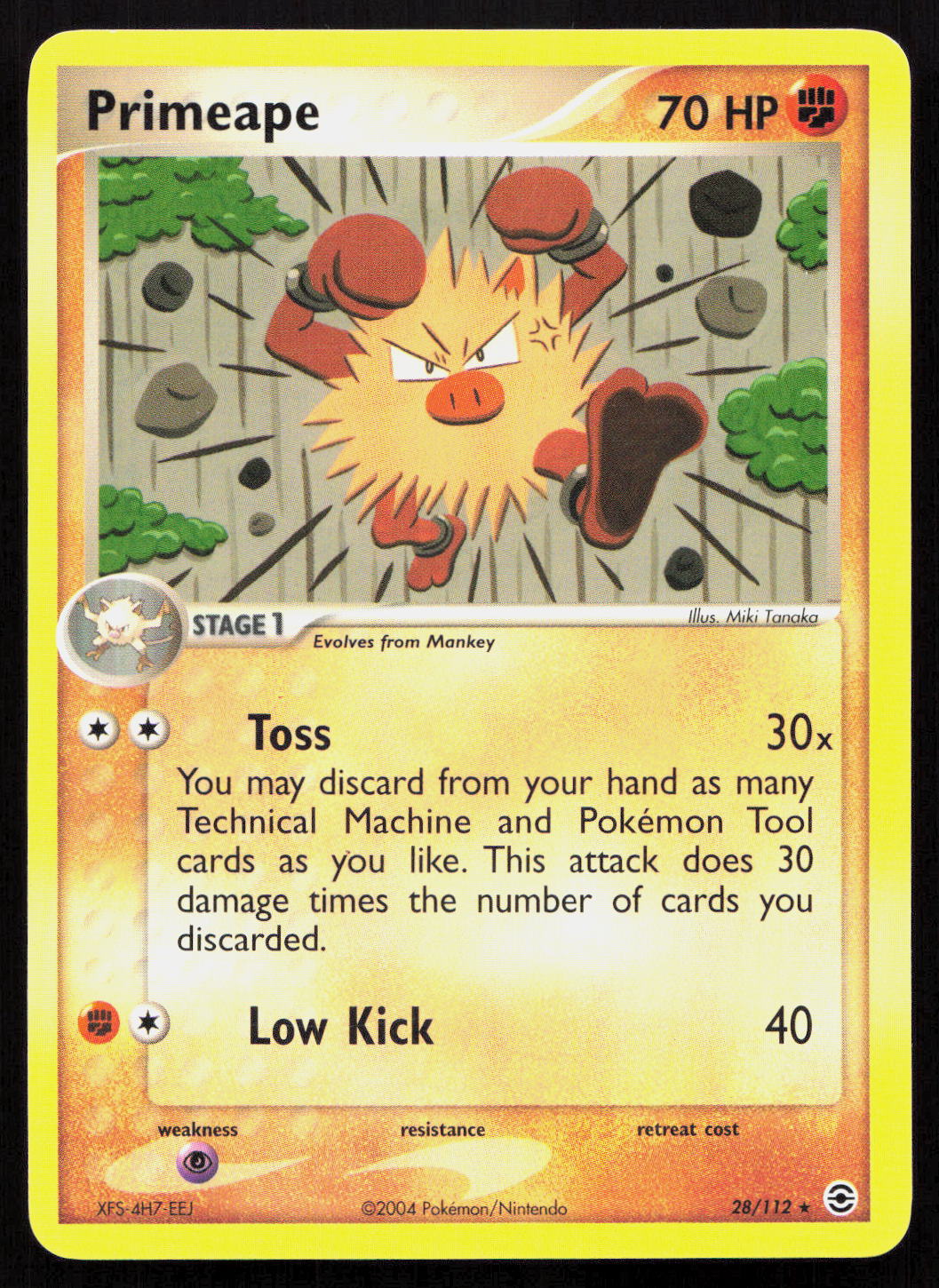 Primeape - FireRed & LeafGreen #28/112 - Rare