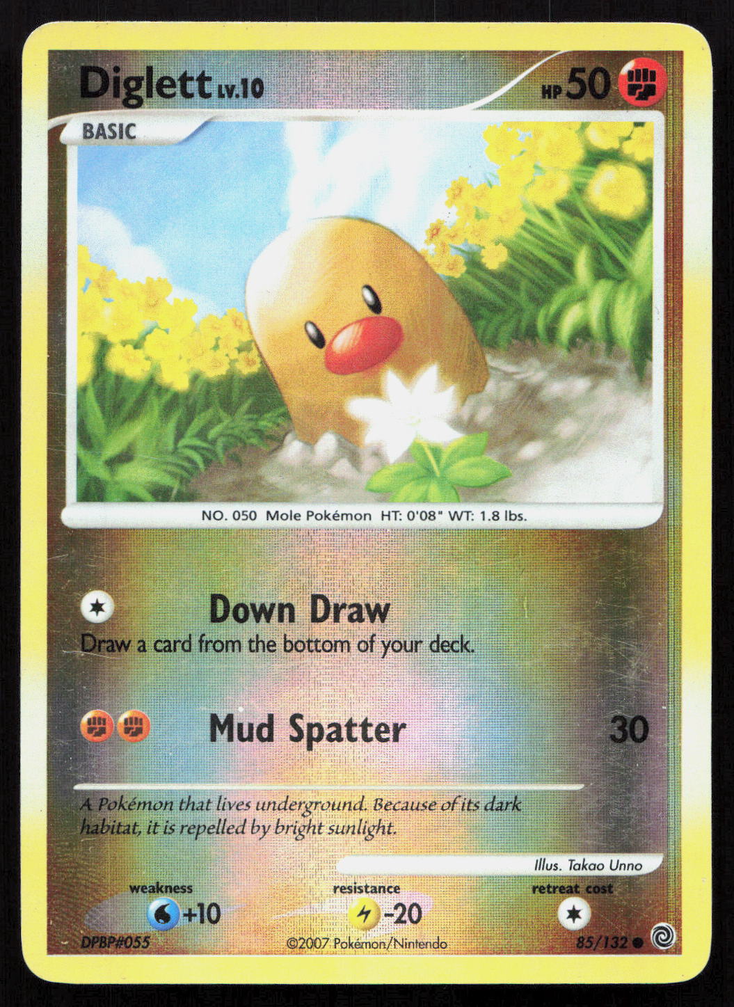 Diglett - Secret Wonders #85/132 Reverse Holo - Common