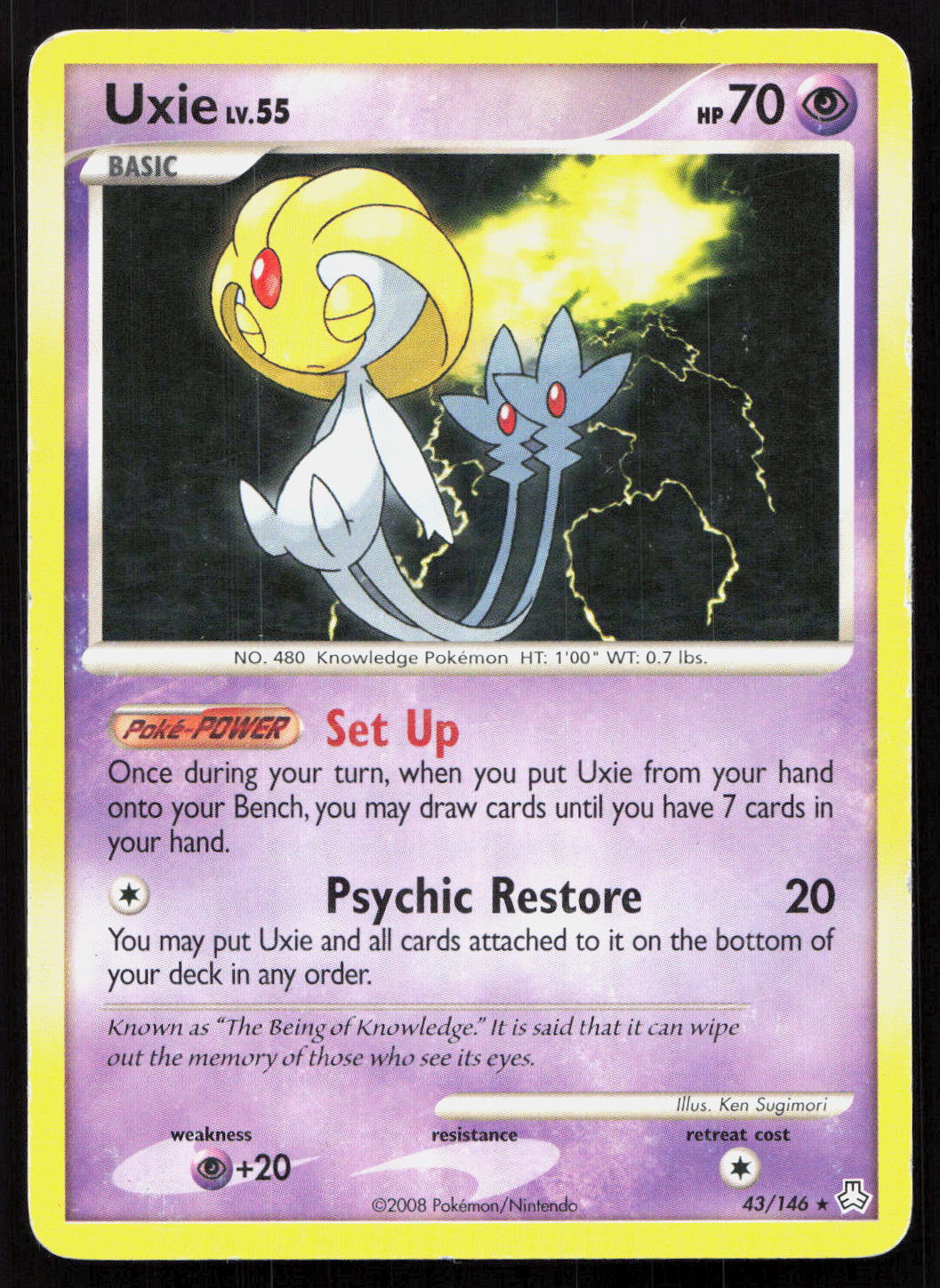 Uxie - Legends Awakened #43/146 - Rare