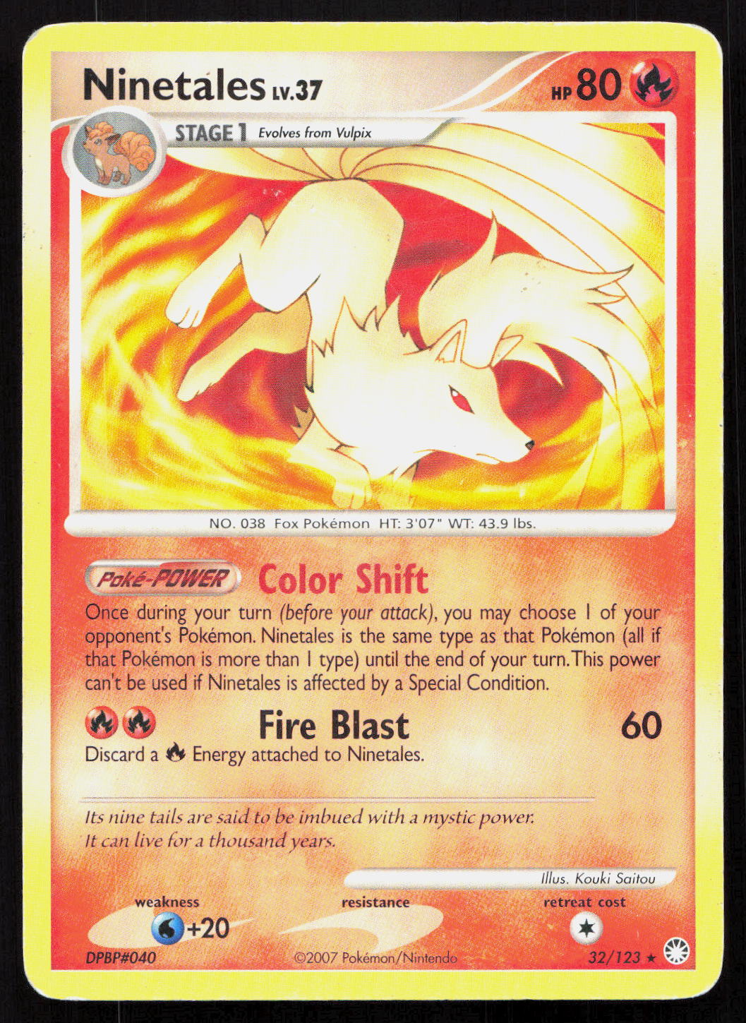 Ninetales - Mysterious Treasures #32/123 - Rare
