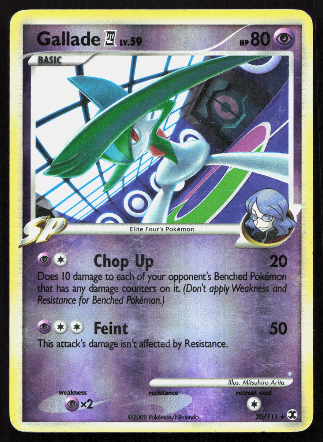 Gallade E4 - Rising Rivals #20/111 Reverse Holo - Rare