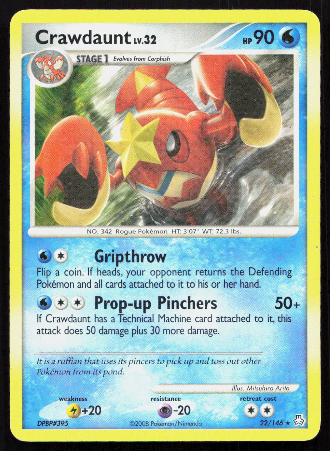 Crawdaunt - Legends Awakened #22/146 - Rare