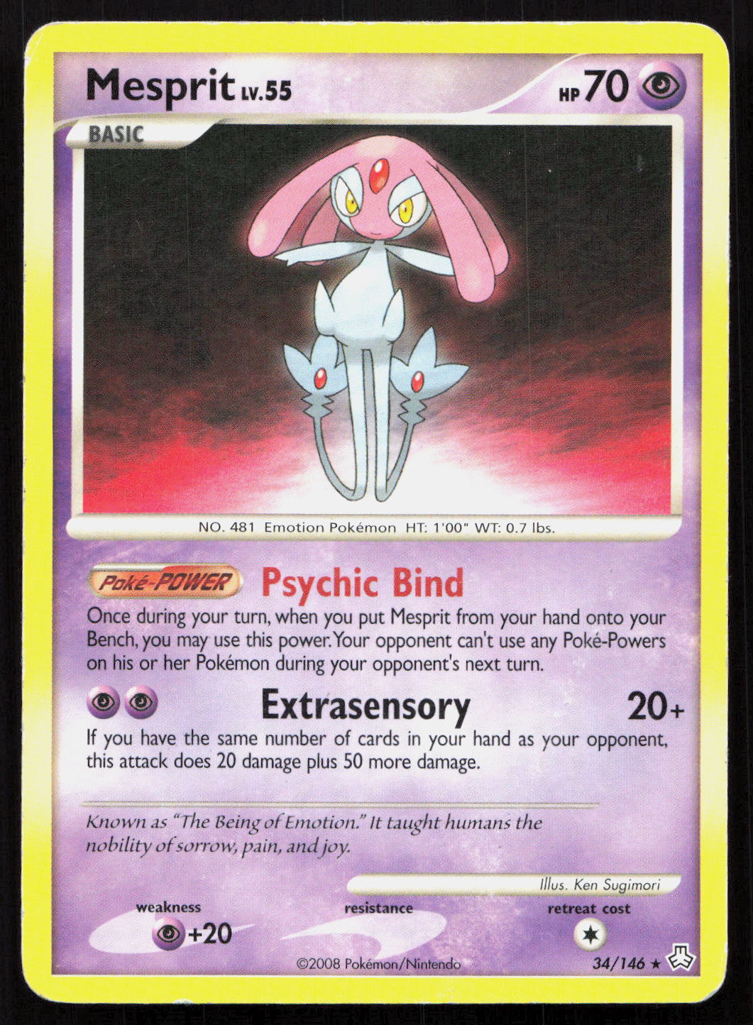 Mesprit - Legends Awakened #34/146 - Rare