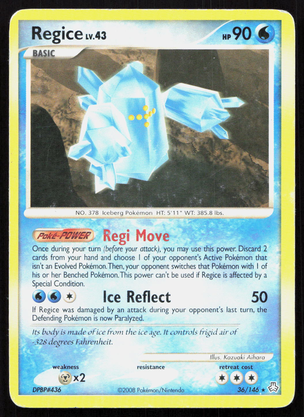 Regice - Legends Awakened #36/146 - Rare