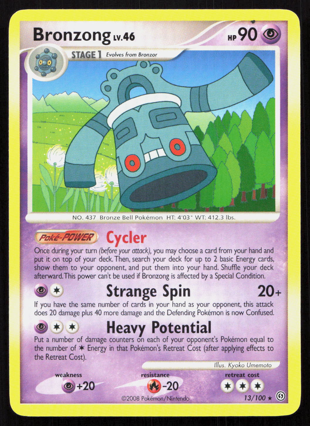 Bronzong - Stormfront #13/100 - Rare