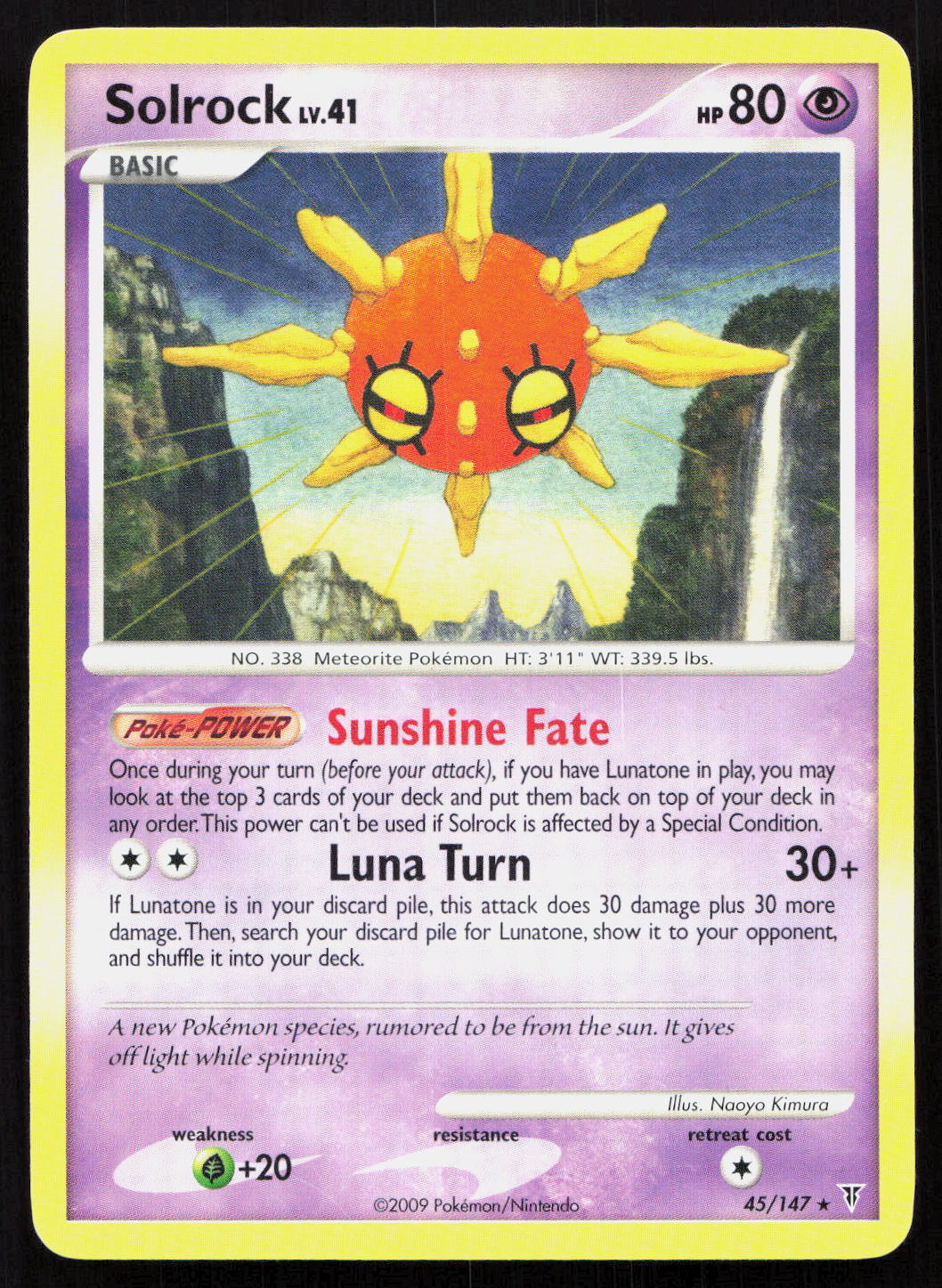 Solrock - Supreme Victors #45/147 - Rare