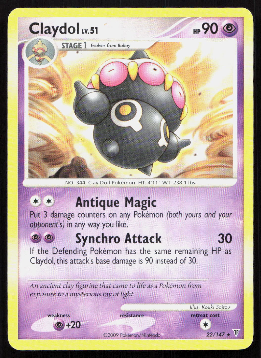 Claydol - Supreme Victors #22/147 - Rare