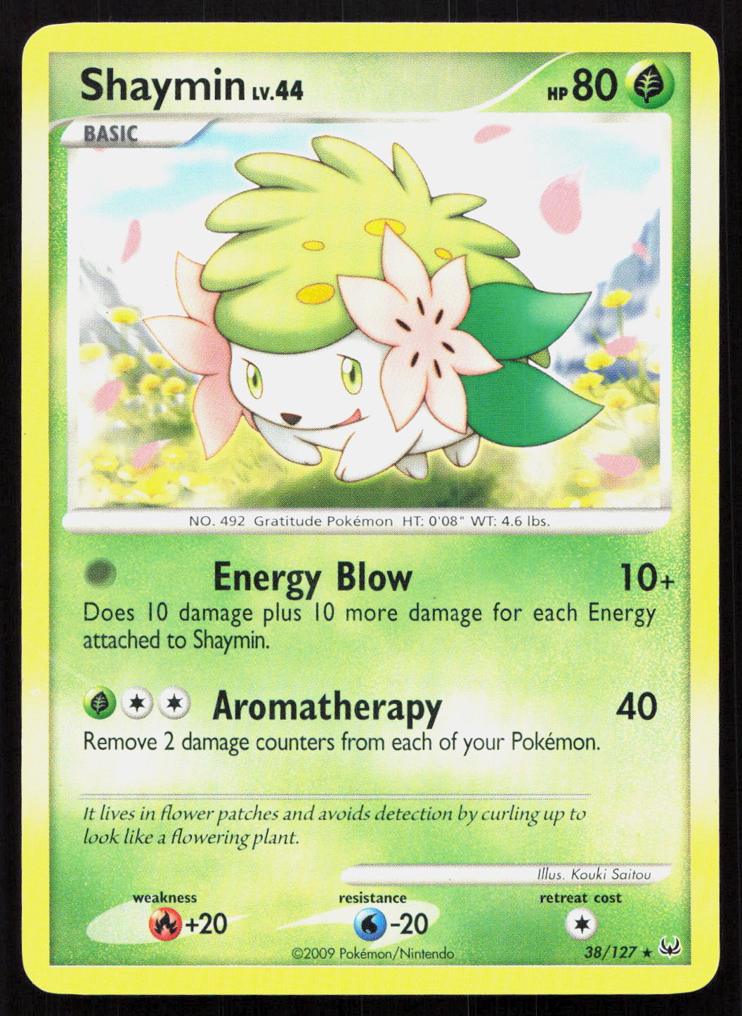 Shaymin - Platinum #38/127 - Rare