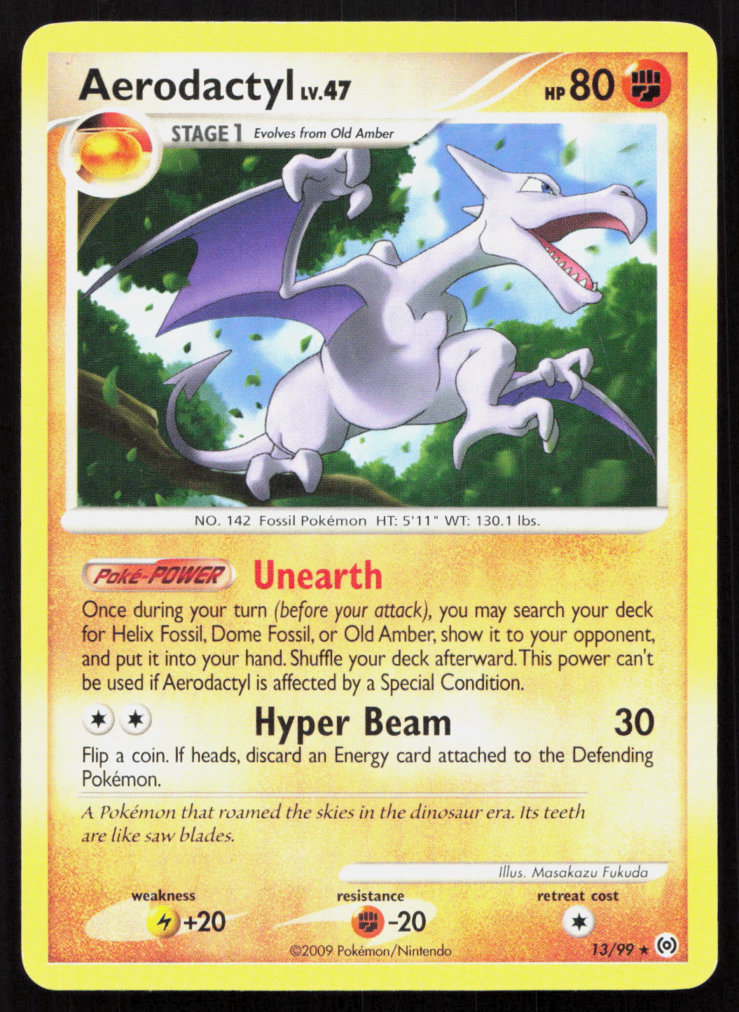 Aerodactyl - Arceus #13/99 - Rare