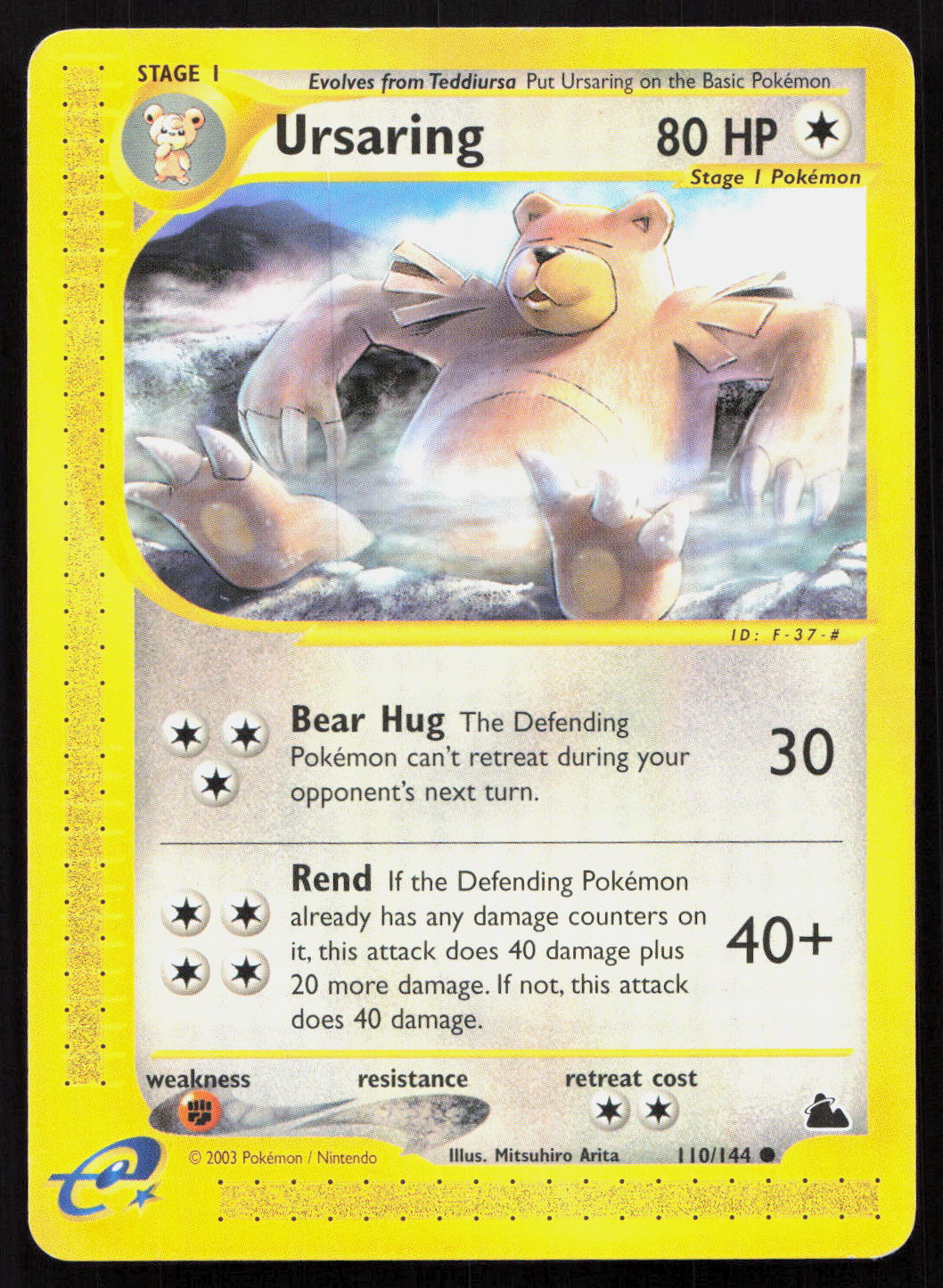Ursaring - Skyridge #110/144 - Common