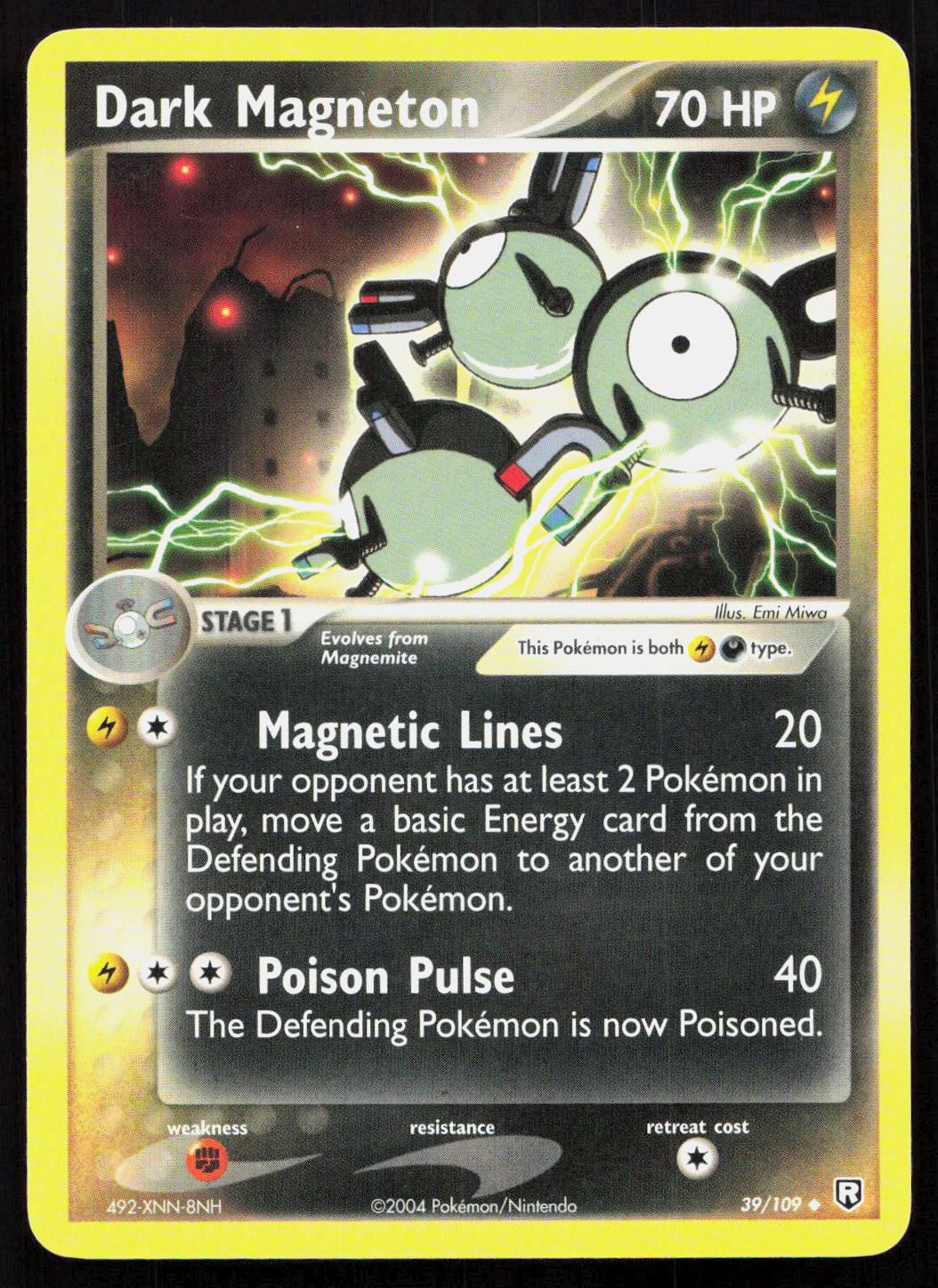 Dark Magneton - Team Rocket Returns #39/109 - Uncommon