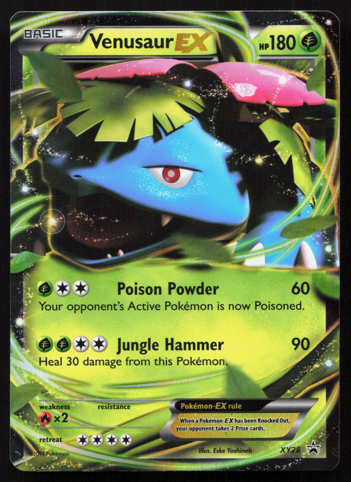 Venusaur-EX - XY Black Star Promos #XY28 - Promo