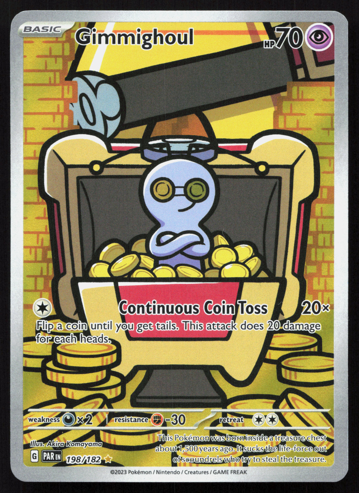 Gimmighoul - Paradox Rift #198/182 - Illustration Rare