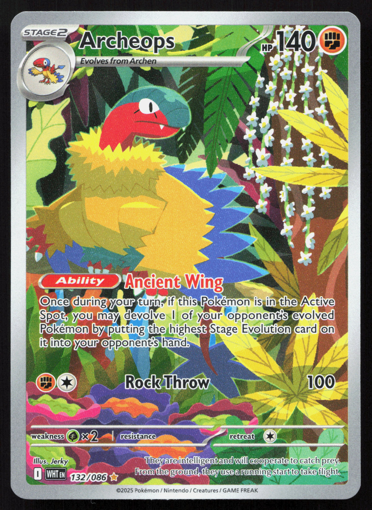 Archeops - White Flare #132/086 - Illustration Rare
