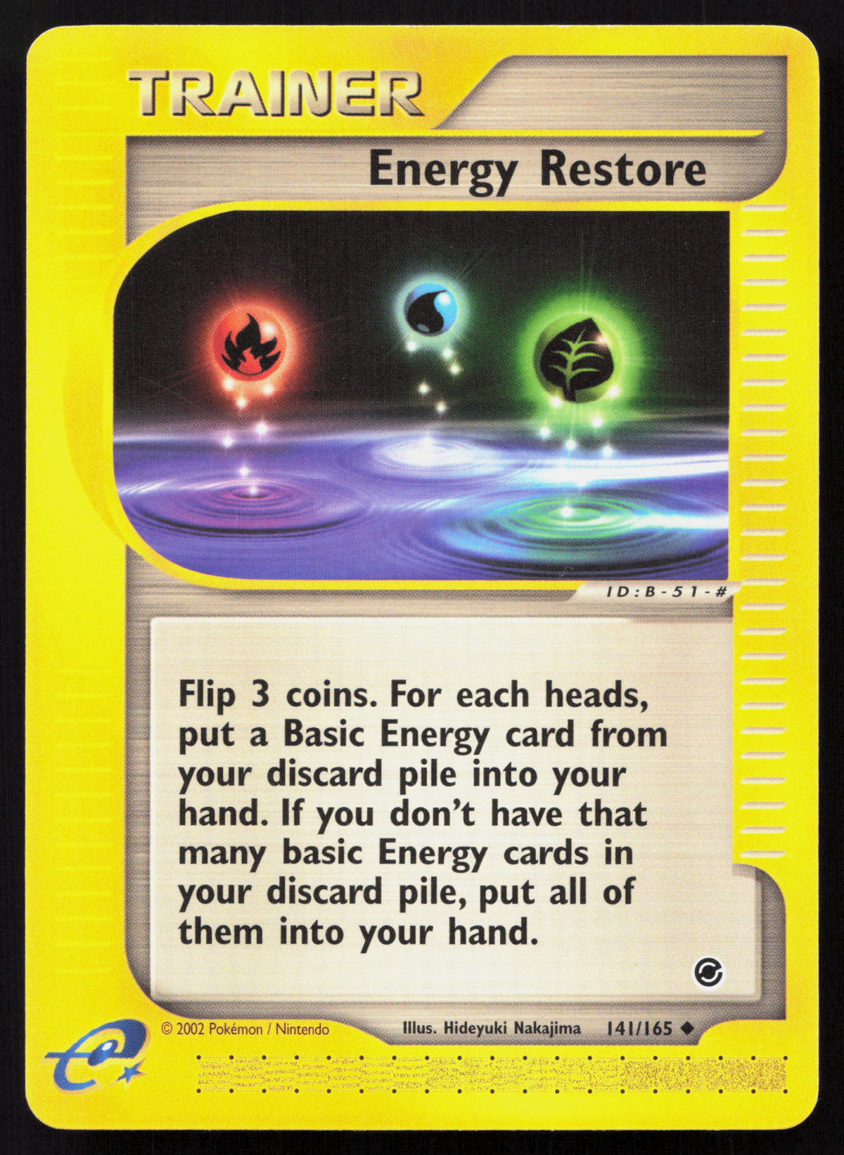 Energy Restore - Expedition Base Set #141/165 - Uncommon