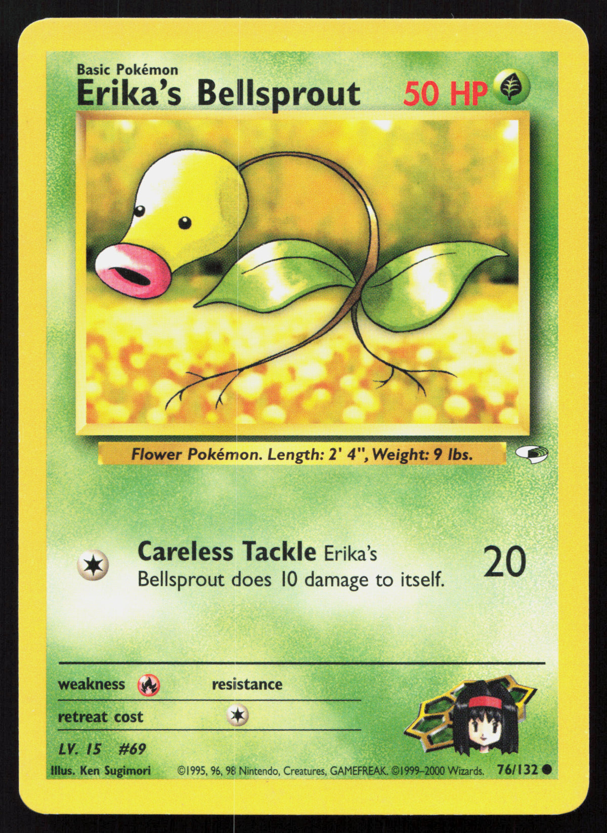 Erika's Bellsprout - Gym Heroes #76/132 - Common