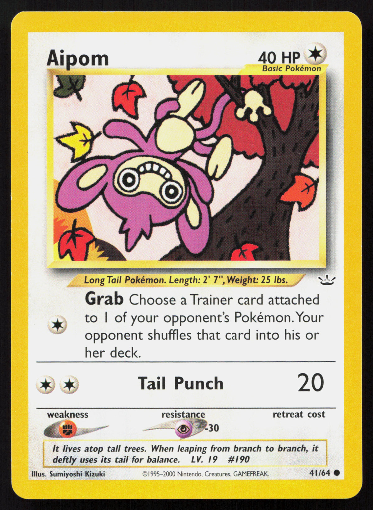 Aipom - Neo Revelation #41/64 - Common
