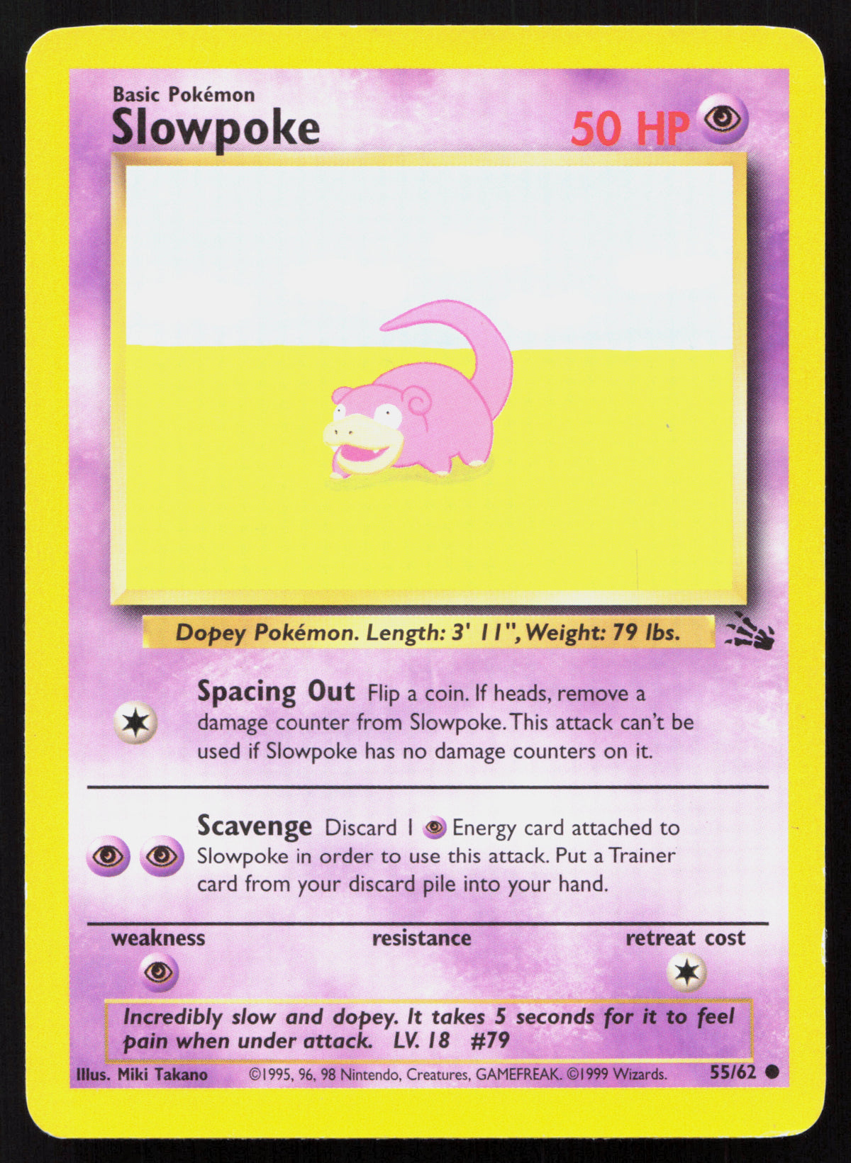 Slowpoke - Fossil #55/62 - Common