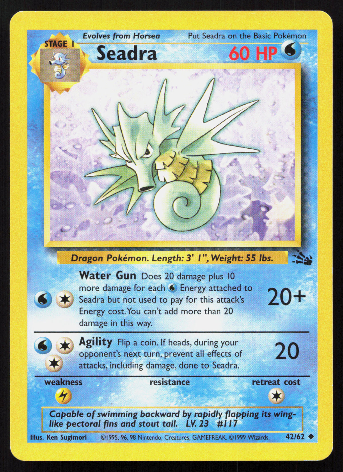 Seadra - Fossil #42/62 - Uncommon