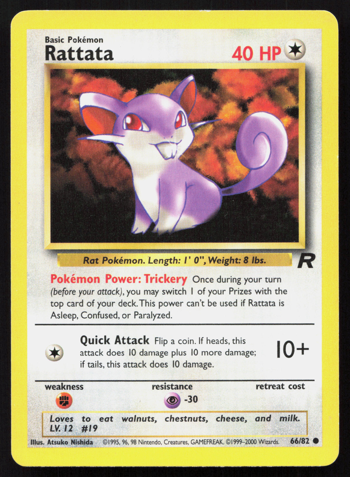 Rattata - Team Rocket #66/82 - Common