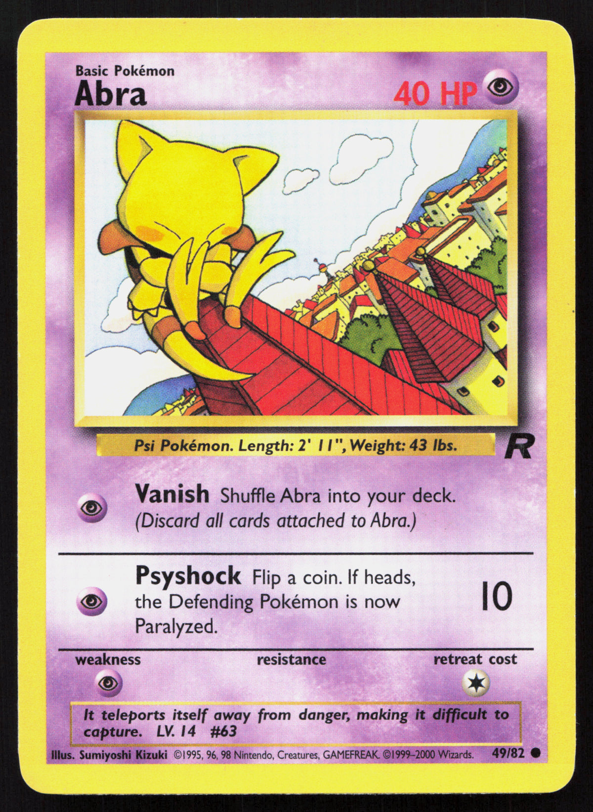 Abra - Team Rocket #49/82 - Common