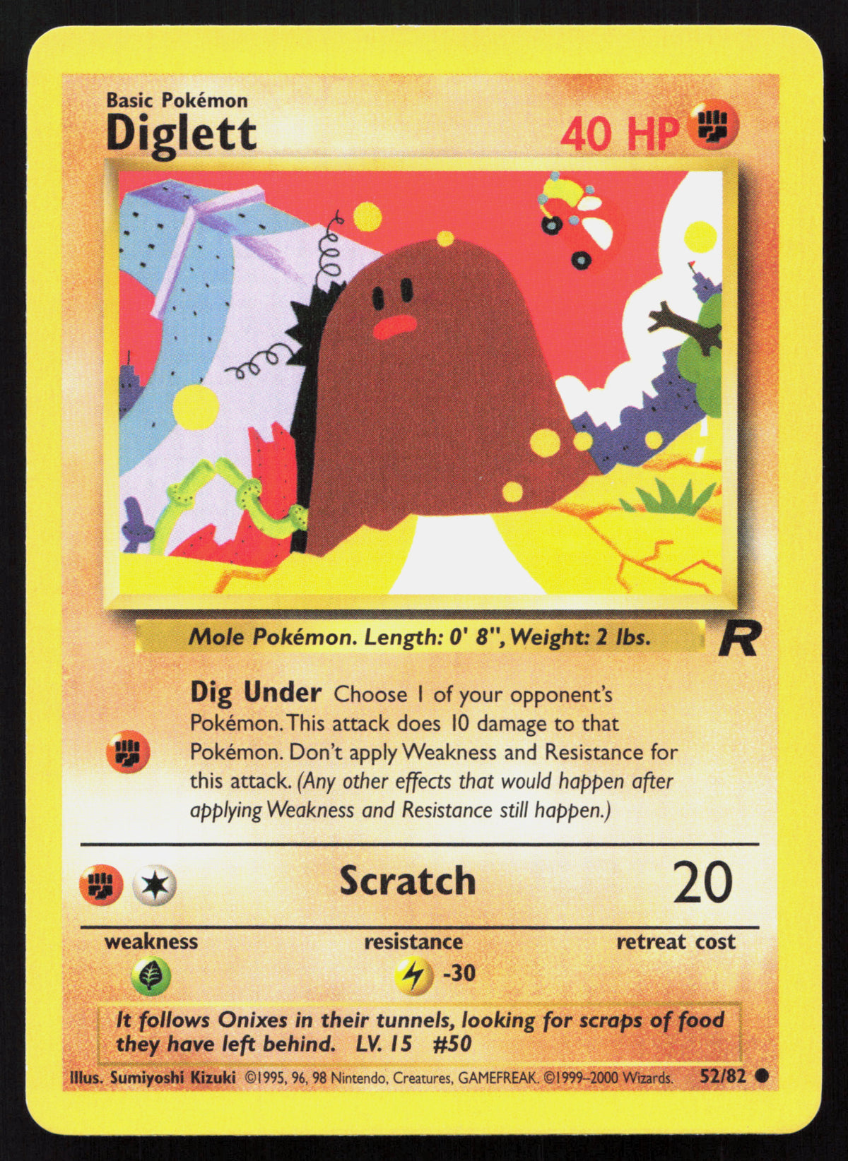 Diglett - Team Rocket #52/82 - Common