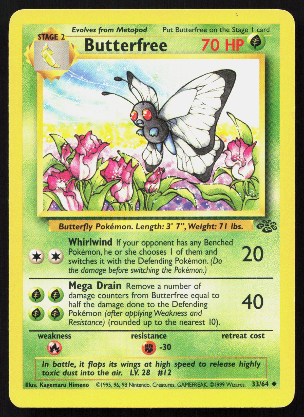 Butterfree - Jungle #33/64 - Uncommon