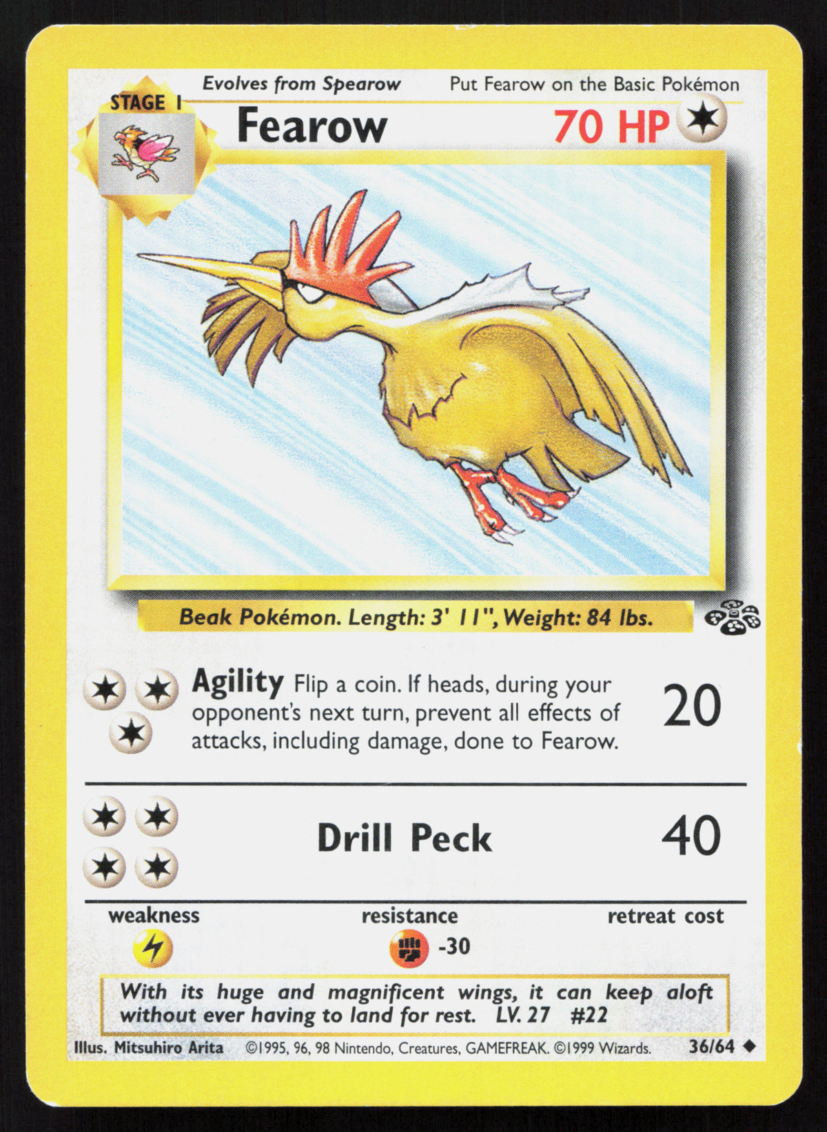 Fearow - Jungle #36/64 - Uncommon