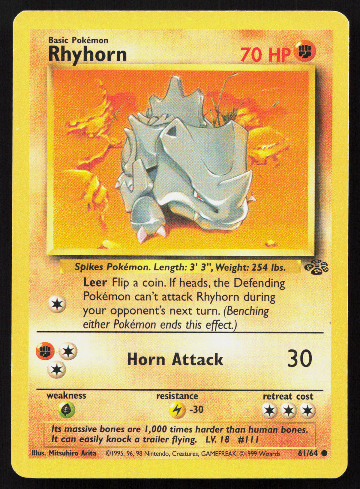 Rhyhorn - Jungle #61/64 - Common