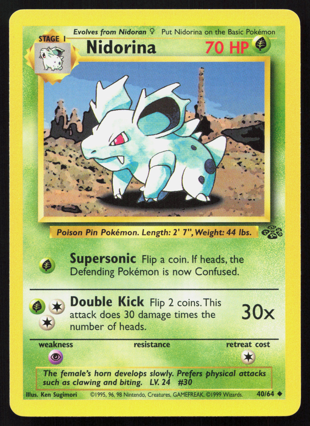 Nidorina - Jungle #40/64 - Uncommon