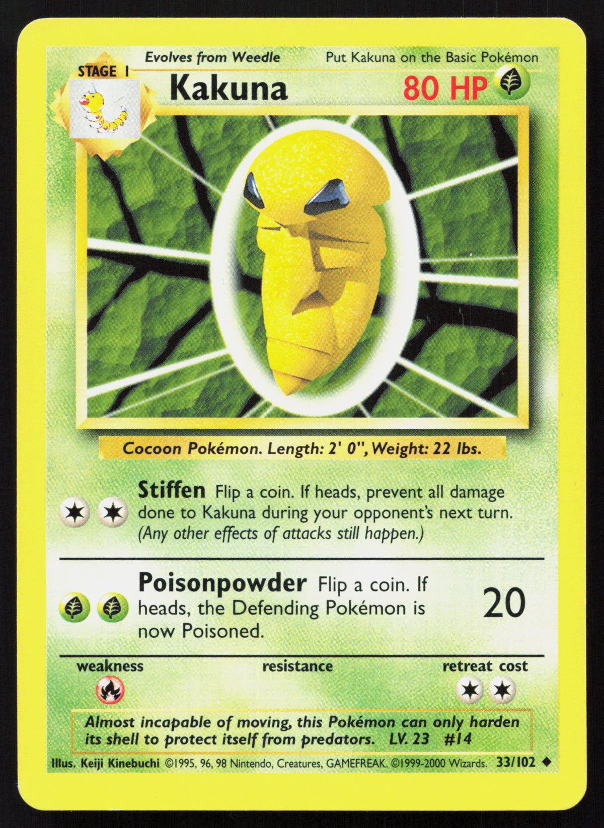 Kakuna - Base #33/102 - Uncommon