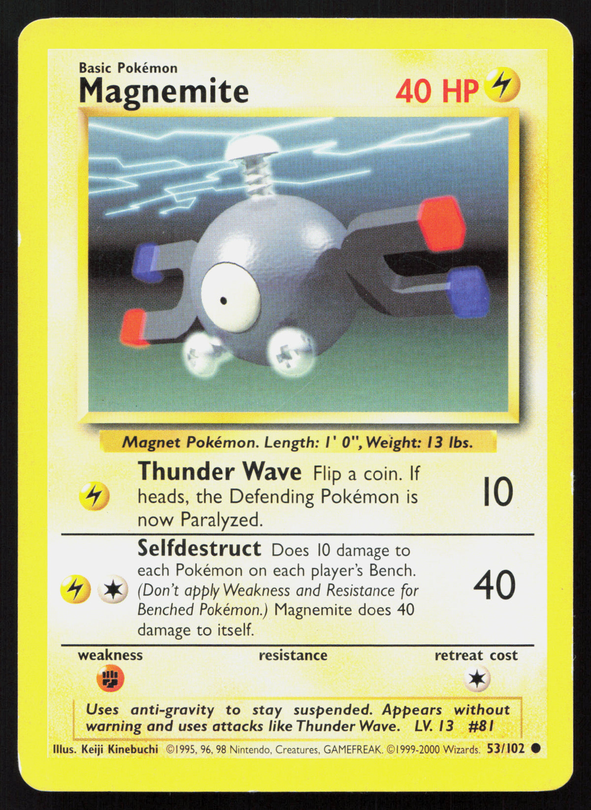 Magnemite - Base #53/102 - Common