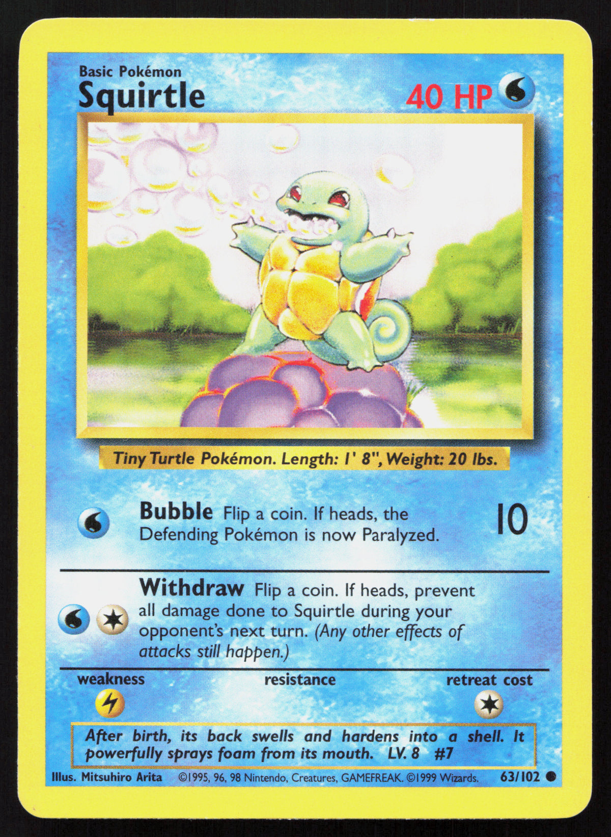 Squirtle - Base #63/102 - Common