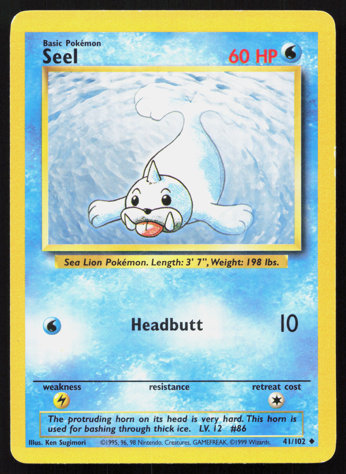 Seel - Base #41/102 - Uncommon