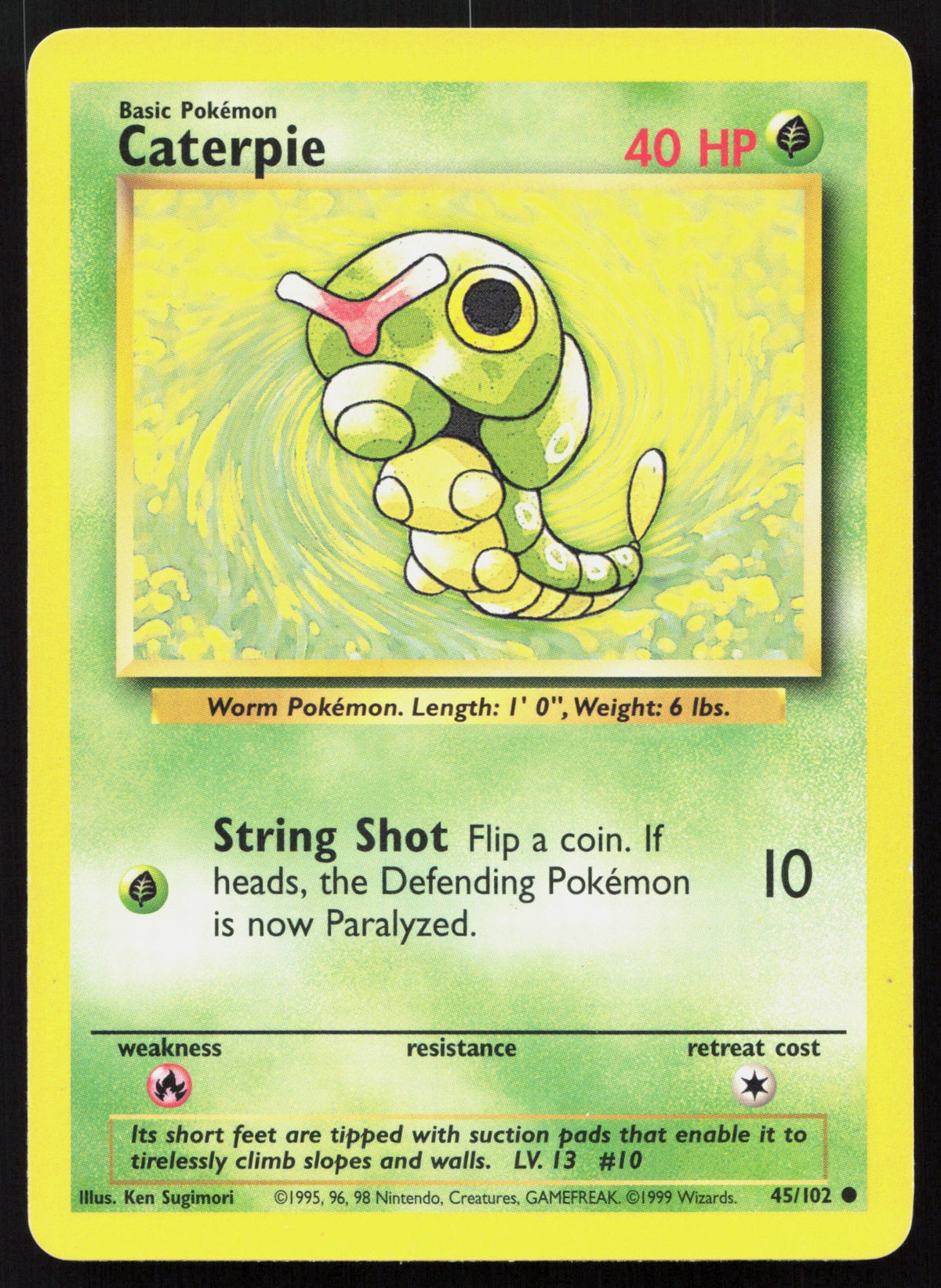 Caterpie - Base #45/102 - Common