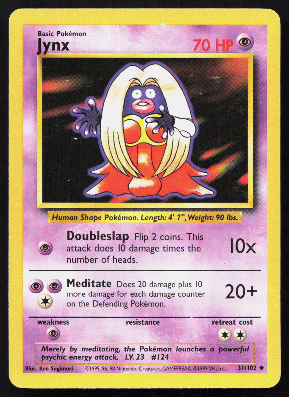 Jynx - Base #31/102 - Uncommon